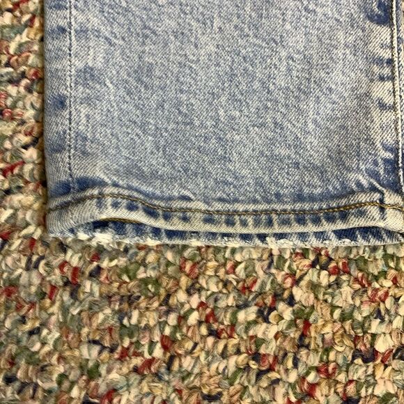 AGOLDE Toni Med-Light Wash Blue Mid-Rise Slim-Straight Leg Jeans Size 28 - Picture 13 of 14